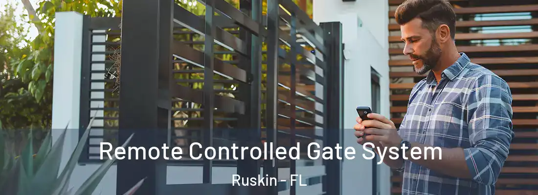  Remote Controlled Gate System Ruskin - FL
